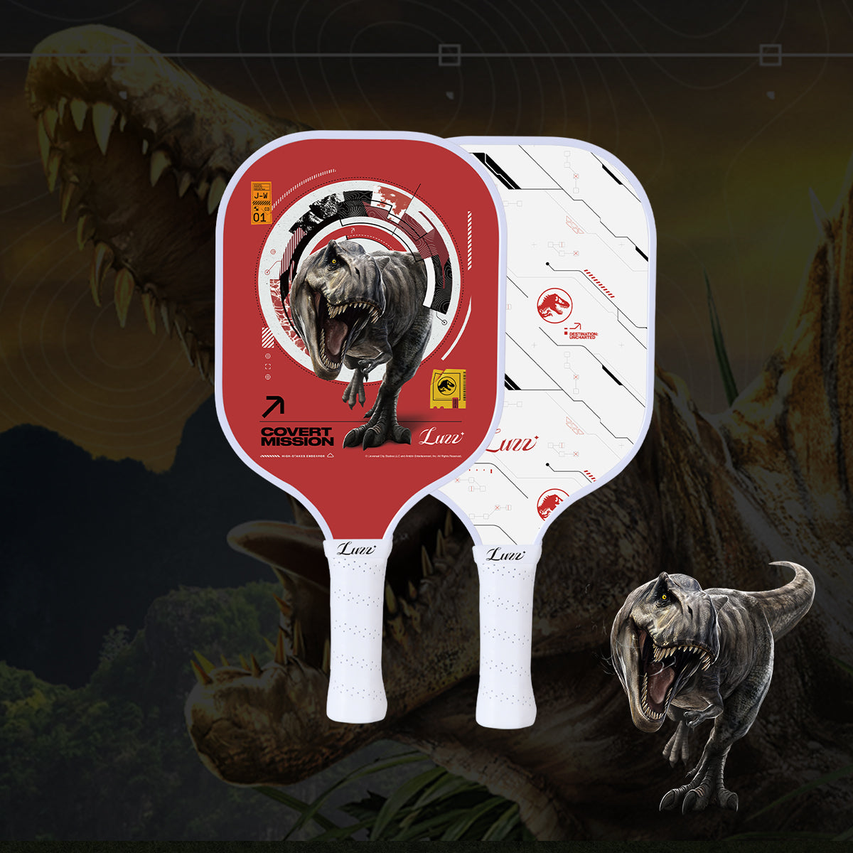 Luzzpickleball Covert Mission Original Paddle (16mm) T700 Carbon Fiber