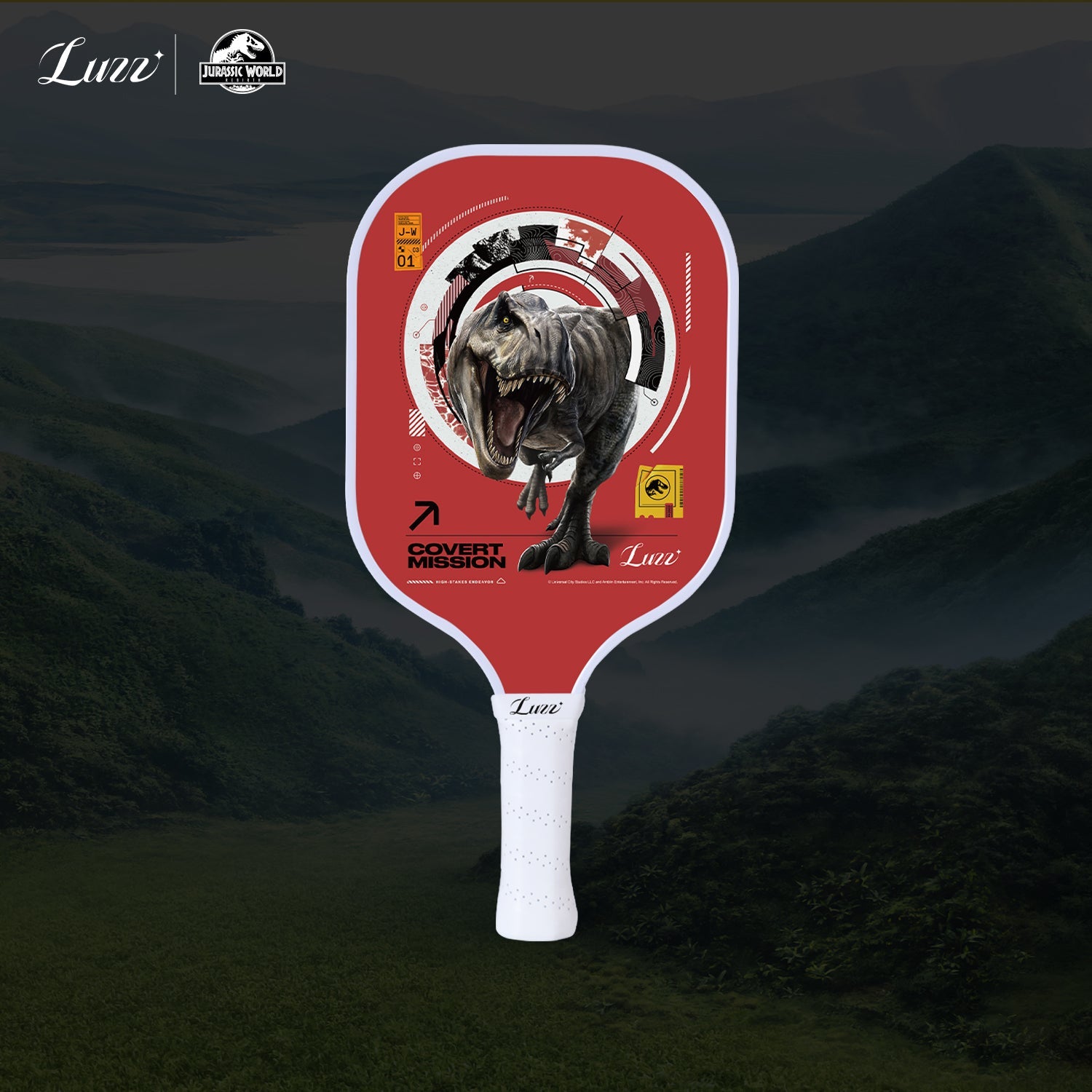 Luzzpickleball Covert Mission Original Paddle (16mm) T700 Carbon Fiber
