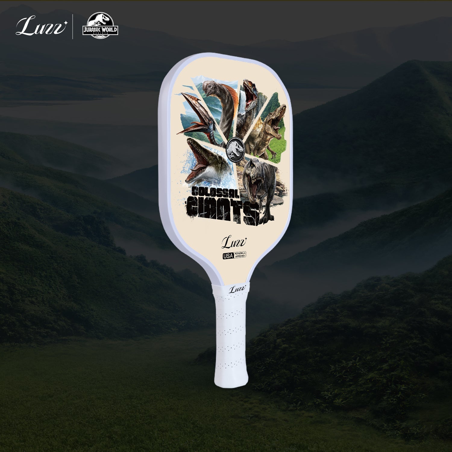 Luzzpickleball Colossal Giants Original Paddle (16mm) T700 Carbon Fiber