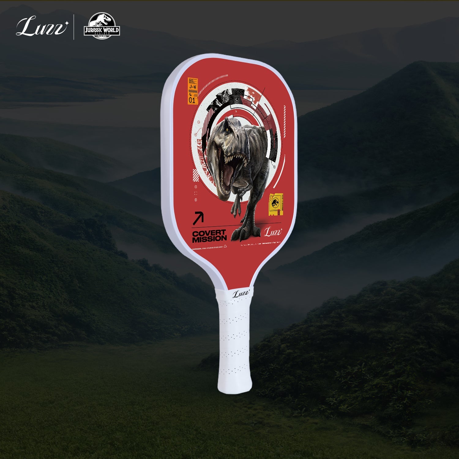 Luzzpickleball Covert Mission Original Paddle (16mm) T700 Carbon Fiber