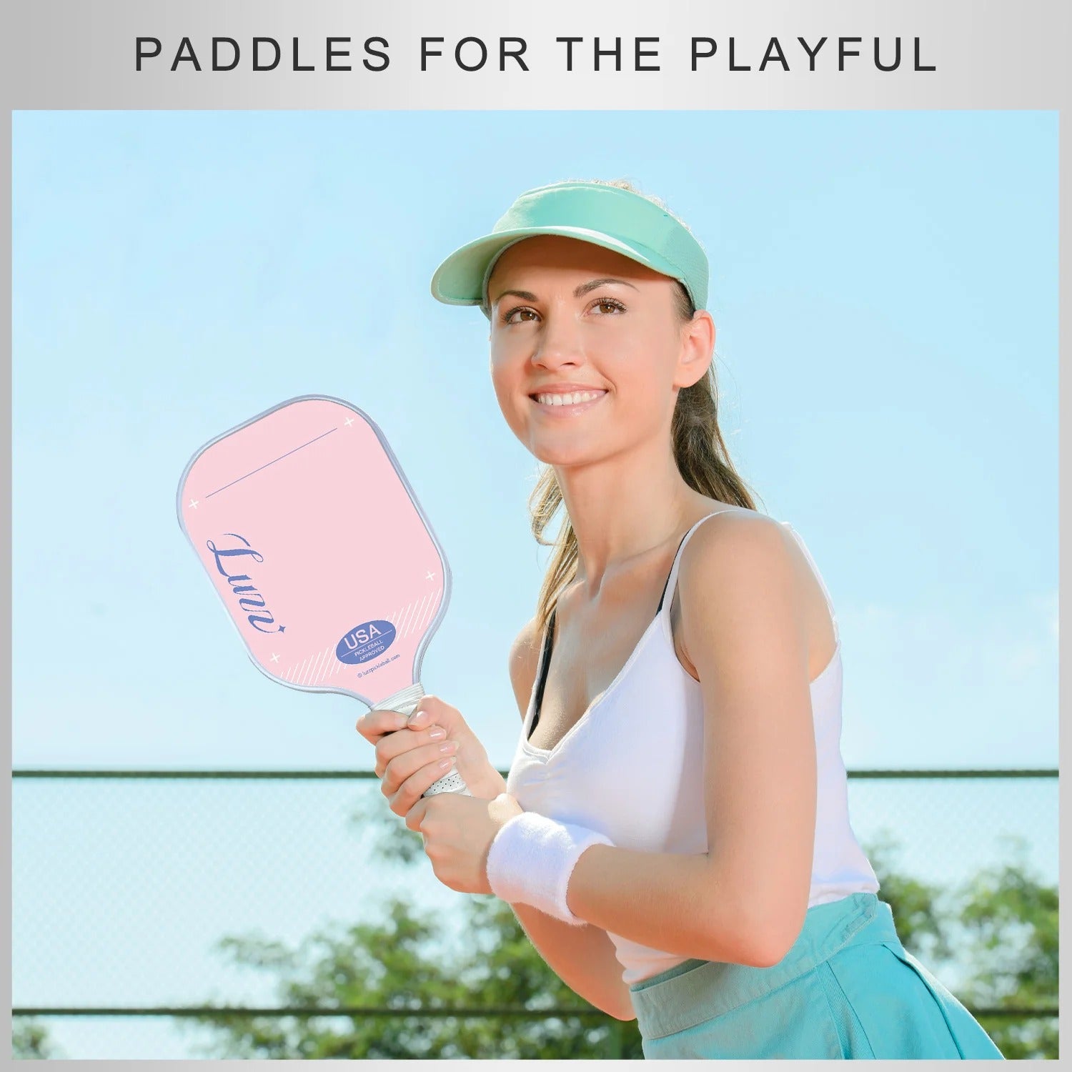 Luzzpickleball Pink Original Paddle (16mm) T700 Carbon Fiber