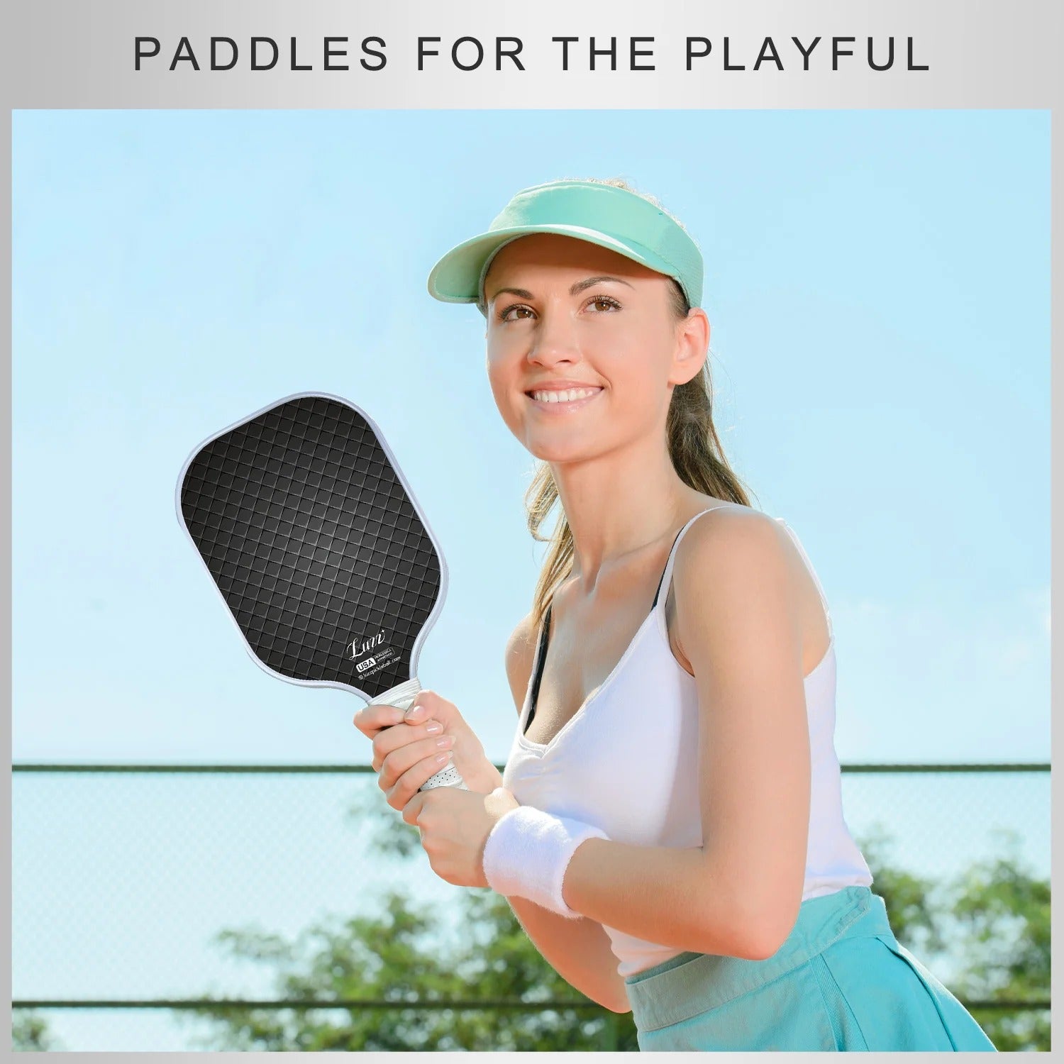 Luzzpickleball Dark Original Paddle (16mm) T700 Carbon Fiber